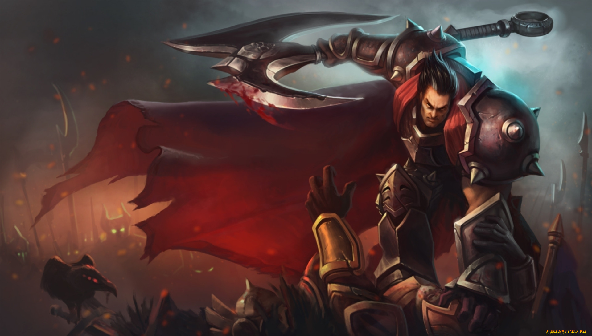 league, of, legends, , , darius, the, hand, noxus